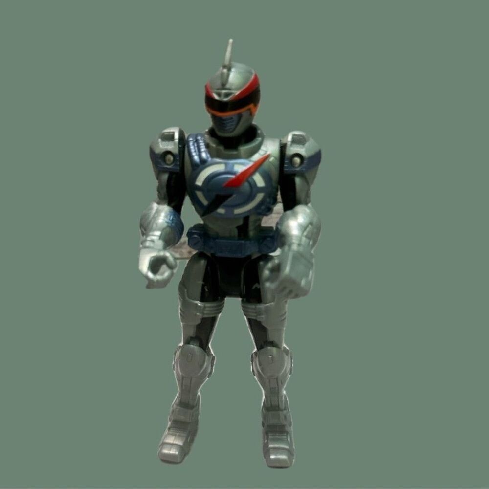 Power Rangers Bandai 2007 Mercury Transtek Action Figure with Red Accents
